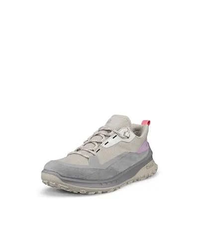 ECCO Damen ULT-TRN Shoes – WILD Dove/Gravel, 42 EU - Wanderschuhe mit wasserdichter Membran und Premium-Leder, bieten Stabilität und Komfort auf Trails dank der ECCO FLUIDFORM Technologie und einer innovativen Michelin-Gummi-Laufsohle.