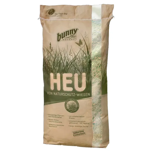Bunny Nature Heu von Naturschutzwiesen 600 g, NEU