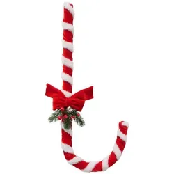 Große weiche Weihnachtsdeko VELVY, 58 cm - Figuren: Festliches Ornament in leuchtendem Rot, perfekt für eine gemütliche Weihnachtsatmosphäre.
