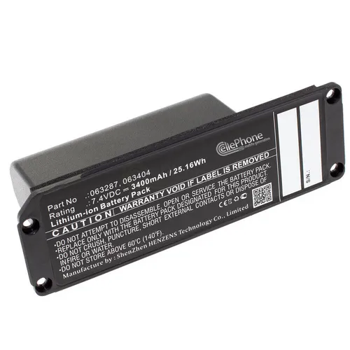 7,4V Akku Bose Soundlink Mini 063404 063287 - 3400mAh