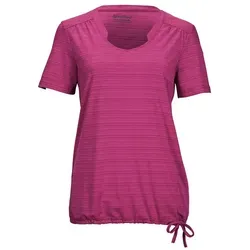 killtec Damen Funktions T-Shirt KOS 46 WMN TSHRT, Magenta - T-Shirts für Damen, feuchtigkeitstransportierend und schnelltrocknend mit femininer Passform und verstellbarem Saum, ideal für aktive Freizeit