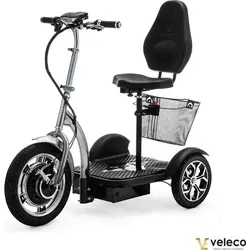 Veleco Elektromobil ZT16 - Kompakt und Faltbar - Elektromobil mit 750 W Motor, bis zu 12 km/h schnell und einer Reichweite von 30 km. Ideal für den Stadtverkehr und einfach zu transportieren dank klappbarer Lenkstange.
