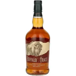 Buffalo Trace Kentucky Straight Bourbon Whiskey 0,7 l - Whisky aus Kentucky, 0,7 l Flasche, ohne künstliche Farbstoffe und Aromen, ideal für Bourbon-Liebhaber.