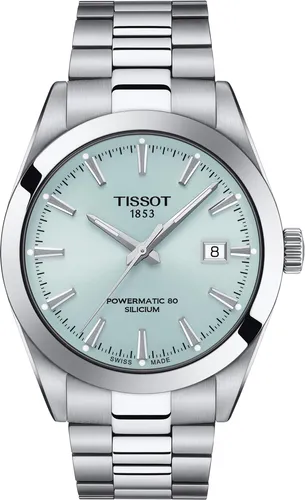 Tissot Gentleman Powermatic 80 T127.407.11.351.00 - Elegante Herren Automatikuhr - Herren-Automatikuhr mit Edelstahl-Gehäuse und Saphirglas, bietet eine präzise Automatikfunktion und stilvolles Design für jeden Anlass.