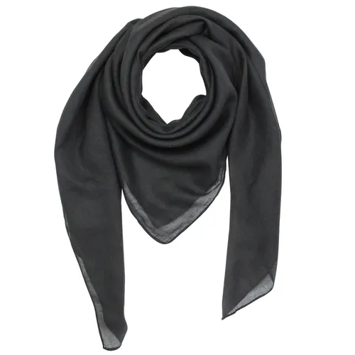 Mundschutz Halstuch schwarz Tuch Schal 100x100 cm schwarzes BaumwollTuch KopfTuc