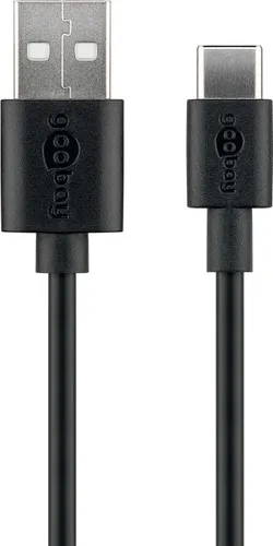 USB-C™ Lade- und Synchronisationskabel verbindet Geräte mit USB-C™- und USB-A-Anschlüssen miteinander