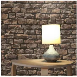Tadessi Vliestapete Tapete Steinoptik Vicco M1-No.871, Vliestapete, Braun, Beige, Leichte Struktur beige