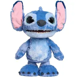 Just Play Disney Ultimate Stitch – Interaktives Funktionsplüschtier mit 100+ Geräuschen - Puppen & Zubehör: Interaktives Stitch-Plüschtier mit über 100 Geräuschen und Bewegungen, ideal für Kinder ab 3 Jahren. Erlebe die süße und quirrlige Persönlichkeit von Stitch!