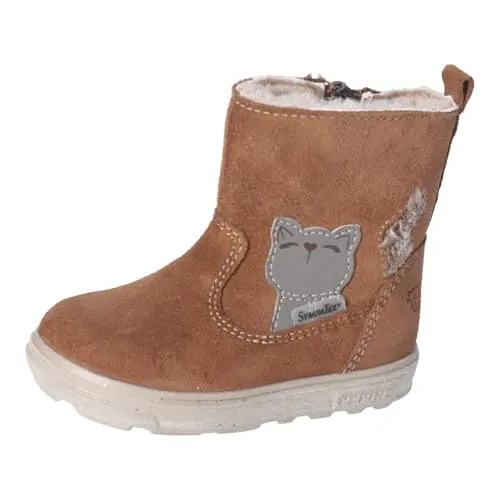 RICOSTA Mädchen Winterstiefel Cosima, Kinder Lauflernschuhe, Weite: Mittel, lose Einlage, Sympatex, Outdoor-Kinderschuhe, Kastanie (260), 23 EU