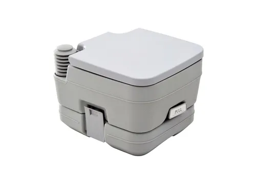 HOMCOM Campingtoilette Falttoilette - Faltbare Reisetoilette mit max. Tragkraft von 200 kg, ideal für Camping und Reisen, platzsparend und leicht zu transportieren.