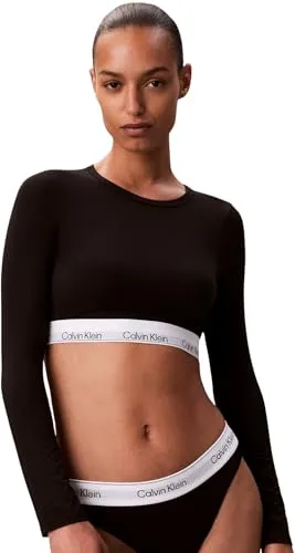 CALVIN KLEIN UNDERWEAR Bralette Damen Gr. XL (42) schwarz - Sportlicher Bralette aus Jersey mit 53% Baumwolle, elastisch und pflegeleicht. Ideal für den Alltag oder sportliche Aktivitäten.