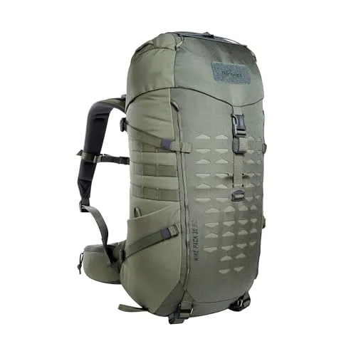 Tatonka Hike Pack 30 BC stone grey olive - Robuster 30L Wander- und Bushcraft-Rucksack mit belüftetem Rückensystem, ideal für intensive Touren. Molle-kompatibel für individuelle Erweiterungen - perfekt für Abenteuer in der Natur!