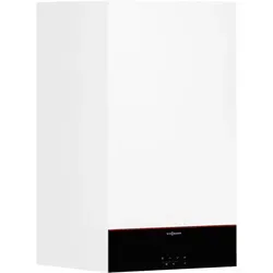 VIESSMANN Gas-Brennwert-Therme Vitodens 100-W, 11 kW - Brennwertkessel und Heizkessel, hoch energieeffizient mit modulierendem MatriX-Plus Gasbrenner und integrierter WLAN-Schnittstelle für einfache Bedienung und Fernüberwachung.