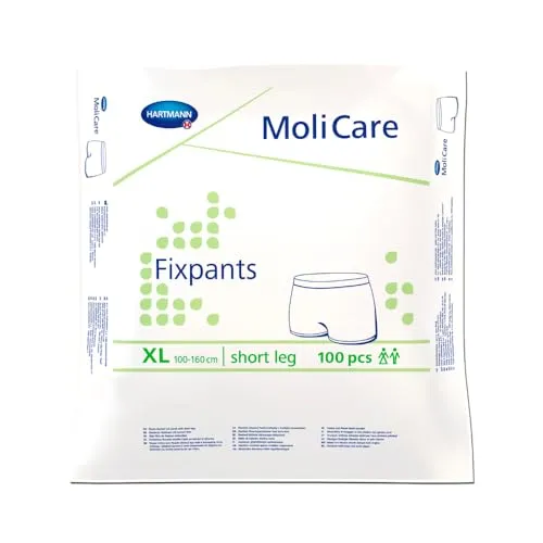 Hartmann MoliCare® Fixpants Größe XL - 100 Stück - Inkontinenz Schutzhosen & Unterwäsche, atmungsaktive Netzhosen für optimalen Halt und Komfort bei Inkontinenz.