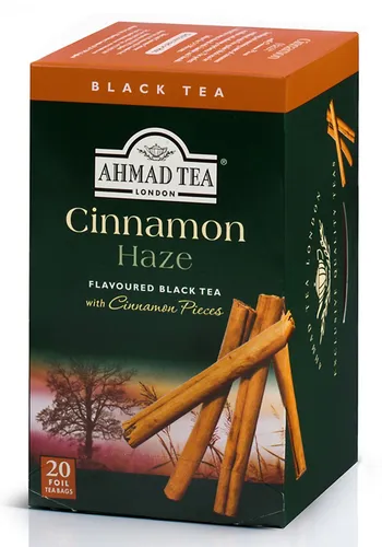 AHMAD TEA Cinnamon Haze als Schwarzer Tee in Beuteln 20er Beuteln Geschenk Idee