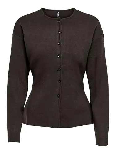 ONLY Strickjacke ONLLUCY LS O-NECK CARDIGAN EX KNT - Modische Strickjacke im Regular Fit für vielseitige Looks. Hergestellt aus strapazierfähigem Material, bietet sie hohen Tragekomfort und ist pflegeleicht bei 30 °C. Ideal für entspannte Tage oder schicke Anlässe.