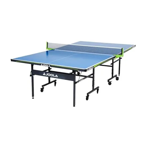 JOOLA 11134 Tischtennisplatte Outdoor Rally-Profi - Wetterfeste Tischtennisplatte mit 6mm Aluminium-Verbundoberfläche, klappbarem Untergestell für schnellen Aufbau und Sicherheit durch doppelte Kippsicherung. Ideal für den Outdoor-Einsatz!