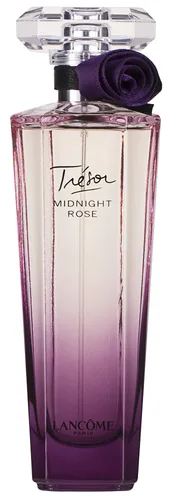 Lancôme Trésor Midnight Rose - Eau de Parfum Spray 50 ml, blumiger Duft mit Himbeeren und Rosen, edel gestalteter Flakon in Dunkelviolett