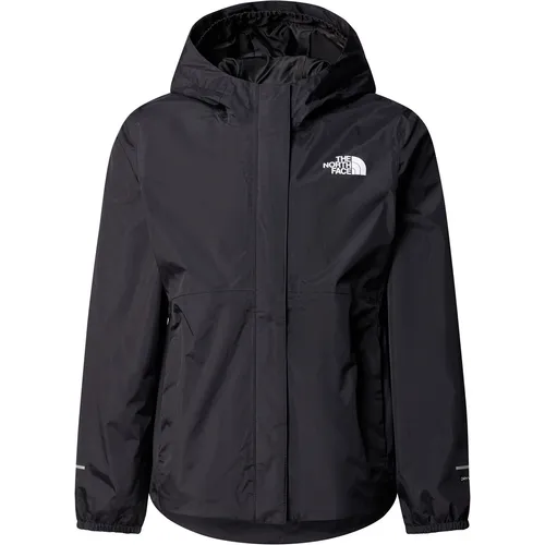 The North Face Kinder G Antora Rain Jacke - Größe XS, schwarz - Wanderjacke für junge Outdoor-Fans, wind- und wasserabweisend für optimalen Schutz bei jedem Wetter.