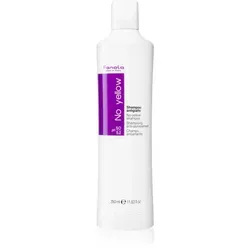 Fanola No Yellow Shampoo 350 ml - Shampoo zur Neutralisation von Gelbstichen in blondiertem oder grauem Haar. Die violetten Pigmente sorgen für kühles Blond und strahlendes Silbergrau. Ideal für Salon und Zuhause.