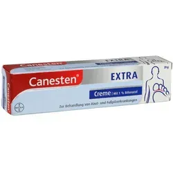 Canesten Extra Bifonazol gegen Haut- und Fußpilzerkrankungen - Arzneimittel zur effektiven Bekämpfung von Haut- und Fußpilz, nur einmal täglich anwenden für schnelle Linderung von Juckreiz und Rötungen.
