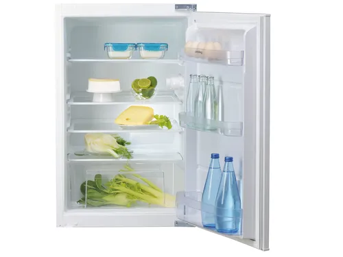 Privileg PRC9VS1 Einbaukühlschrank - Kühlschrank mit Abtauautomatik und leiser Betriebslautstärke von 38 dB, ideal für moderne Küchen. Mit 134 Litern Nutzinhalt und praktischer Schlepptürmontage.