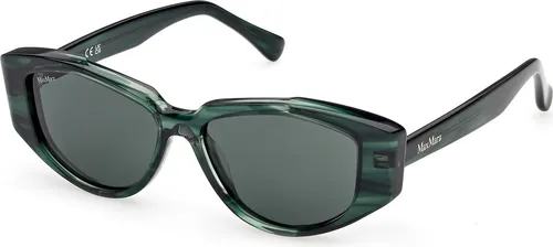 MaxMara MM0161 96N green horn 52/14/140 Damen Sonnenbrillen