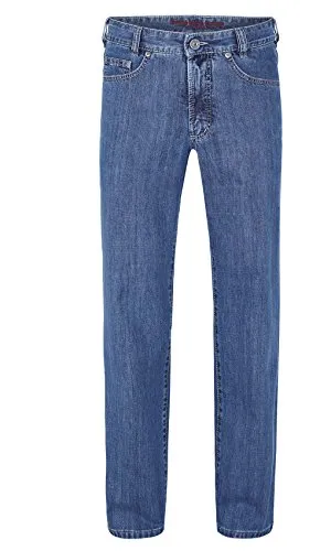 Joker Jeans Clark 2242 Blue Jeans, Stoned Blue, 36W / 32L - Bequeme Comfort Fit Jeans mit normaler Leibhöhe, aus hochwertigem Denim gefertigt. Robuste Nähte und Edelstahl-Details sorgen für Langlebigkeit und Stil.