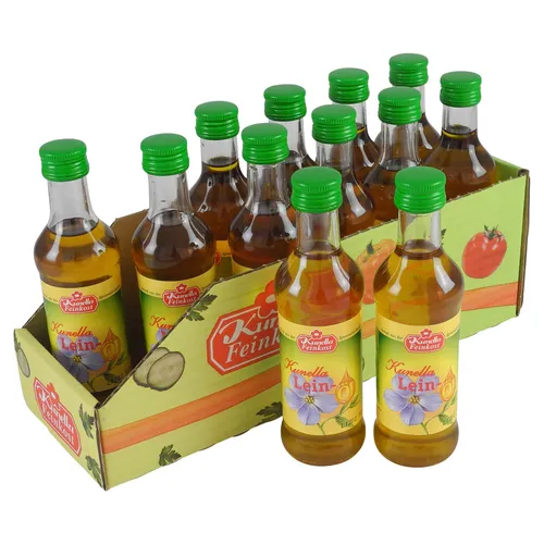 17,49€/1l) Kunella Leinöl (12 Flaschen à 100 ml