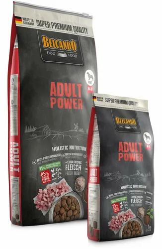 BELCANDO Adult Power Hundefutter 12,5 kg - Hundefutter für sehr aktive Hunde, ideal für Sporthunde und Zuchthündinnen. Hoher Protein- und Fettgehalt für optimale Energie und Vitalität.