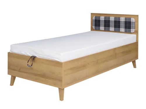Beautysofa Jugendbett MORENO 90×200 mit Bettkasten - Modernes Jugendbett mit praktischem Bettkasten für zusätzlichen Stauraum. Ideal für Jugendzimmer, überzeugt durch stilvolles Design und robuste Verarbeitung. Maße: 94,5 cm x 90 cm x 204,5 cm.