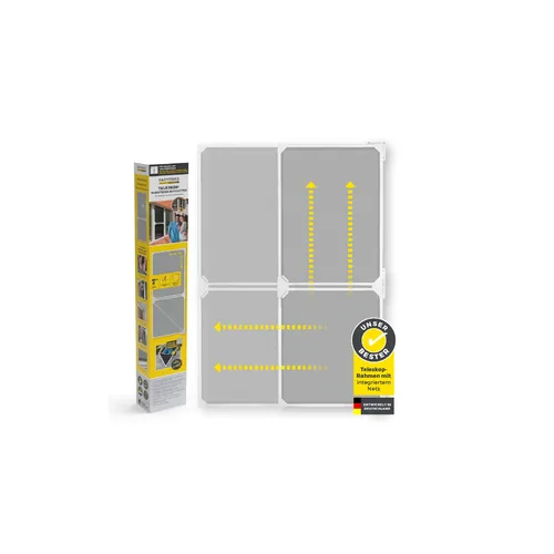 EASYmaxx Moskitonetz Magic Fit 115x270cm - Fliegengitter für Türen, schützt zuverlässig vor Mücken und Insekten und sorgt für ungestörten Komfort im Zuhause.