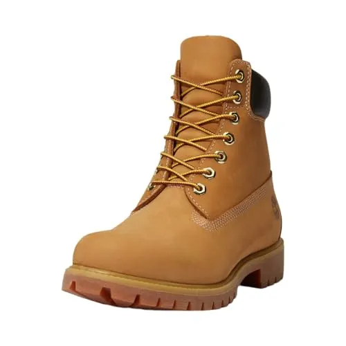 Timberland Mens 6 Inch Lace UP Waterproof Boot wheat 10 Wide Fit - Wanderschuhe mit wasserdichtem Premium Leder und 400g PrimaLoft-Isolierung für Wärme. Nachhaltig dank REBOTL-Futter aus recyceltem Kunststoff. Ideal für Alltag und Arbeit.