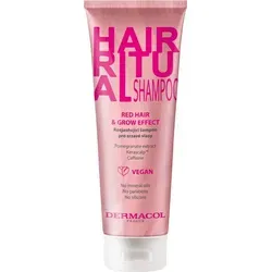 Dermacol Hair Ritual Red Hair & Grow Effect Shampoo aufhellendes Shampoo zur Auffrischung roter Farbtöne 250 ml