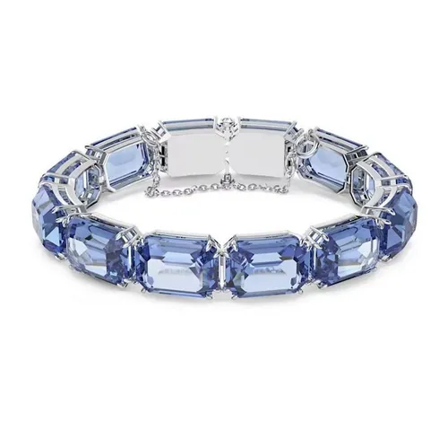 Swarovski Millenia Armband – Violetter Damenarmreif mit Swarovski Kristallen - Elegantes Armband mit strahlenden Swarovski Kristallen. Verstellbar von 17,5 bis 20,5 cm, ideal für jeden Anlass. Verleiht jedem Outfit einen glamourösen Touch.