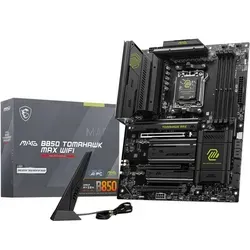 MSI MAG B850 TOMAHAWK MAX WIFI Mainboard - ATX Mainboard mit AMD B850 Chipsatz, bietet Unterstützung für 4x DDR5-RAM und integriertes WiFi für eine schnelle und stabile Verbindung.