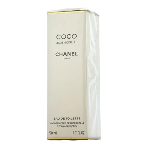 Chanel Coco Mademoiselle nachfüllbar Eau de Toilette 50 ml - Damenduft mit blumig-süßer Komposition, nachfüllbar für kontinuierlichen Genuss und zeitlose Eleganz.
