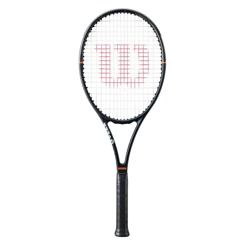 Wilson Pro Staff 97 Classic Performance Tennisschläger für Erwachsene, Griffgröße 6,4 cm, bespannt mit Sensation 16 Natural bei mittlerer Spannung
