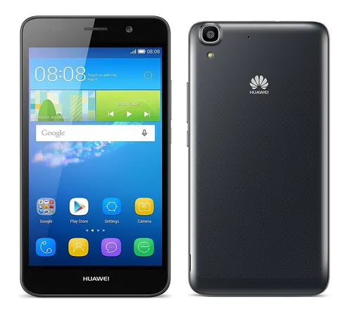 Huawei Y6 Smartphone LTE 4G Schwarz SCL-L01 NEU - Schlankes und modernes Smartphone mit 4G LTE, ideal für schnelles Surfen und Multimedia. Ausgestattet mit Front- und Rückkamera, bietet es vielseitige Funktionen für jeden Bedarf.