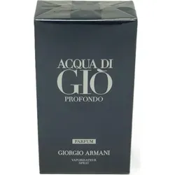Armani Acqua di Giò Profondo Parfum 50 ml - Frischer Duft für Herren - Herrendüfte, Extrait de Parfum mit einem reinen, frischen Duft, der Ihr Charisma betont und ideal für Dates oder Abendpartys ist.