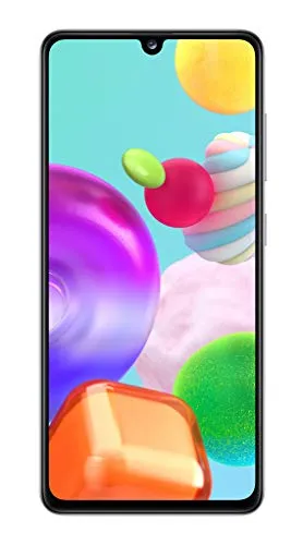 Samsung Galaxy A41 A415 Weiß Dual SIM EU - Simlockfreies Handy mit 6,1 Zoll OLED-Display und Dual-SIM-Funktion, ideal für Nutzer, die Arbeit und Freizeit trennen möchten.