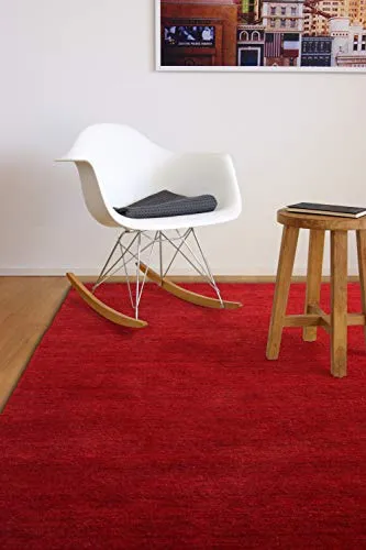floor factory Wollteppich Gabbeh Karma, rechteckig, 15 mm Höhe - Hochwertiger Wollteppich mit 15 mm Florhöhe, handgewebt und in acht lebendigen Farben erhältlich. Erleben Sie die natürliche Eleganz und Pflegeleichtigkeit dieses Produkts für Ihr Zuhause.