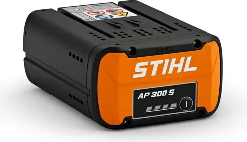 STIHL AP 300 S Akku - Zubehör für Elektrowerkzeug – Leistungsstarker 281 Wh Lithium-Ionen-Akku, ideal für Garten- und Landschaftspflege, mit praktischer Ladezustandsanzeige und kompatibel mit allen STIHL AP-Geräten.