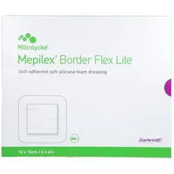 Mepilex Border Flex Lite Schaumverband 15x15 cm Inhalt: 5 St