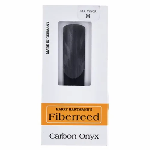 Harry Hartmann Fiberreed Onyx Tenor M - Innovatives Blattersatz für Tenorsaxophon, aus Carbon gefertigt, für lange Haltbarkeit und sofortige Spielbereitschaft ohne Einspielzeit.