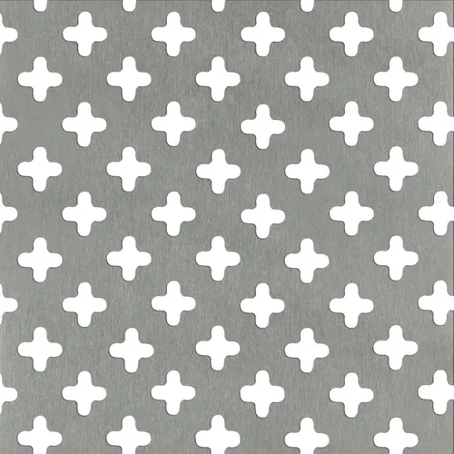 Alberts 466862 Lochblech | Kreuzloch aus Aluminium - Rohe Baustoffe - Hochwertiges, silberfarbig eloxiertes Lochblech (200 x 1000 x 0,8 mm) von Alberts, ideal für präzise Anwendungen und langlebige Lösungen.