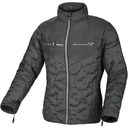 Macna Ascent beheizbare Damen Daunenjacke, schwarz, Größe S - Funktionsjacke mit 4 Wärmestufen und praktischer Batteriestandsanzeige, ideal für kalte Tage und Outdoor-Aktivitäten.