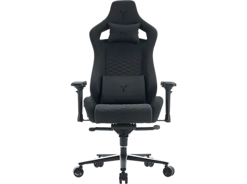 ISY IGC-1000 Gaming-Stuhl, Schwarz - Gaming Stuhl für ultimativen Komfort und Ergonomie während langer Spielsessions, perfekt für Gamer.