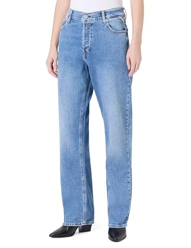 REPLAY Damen WA493 Jeans, 009 MEDIUM Blue, 27 W/30 L