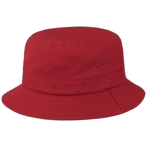 Stetson Organic Cotton Hut mit UV-Schutz – Knitterfreier Bucket Hat für Damen & Herren - Nachhaltiger Sommerhut aus 100% Bio-Baumwolle; knitterfrei und ideal für den Urlaub. Mit UV-Schutz 40+, bietet er zuverlässigen Schutz vor Sonnenstrahlen und lässt sich leicht verstauen.